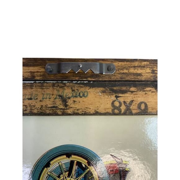 1978 Framed Blue Tulip Pen and Ink Sketch Art 10.5" x 8.5" - Picture 6 of 7